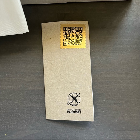 Golden Goose Pure Stars White with Taupe Suede Heel Size 39 - Picture 11 of 13